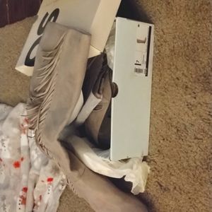 From Kohl's Brand New in box. Size 7 suede feel Boots. Never been out of box